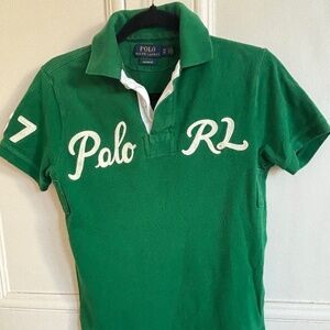 Ladies Ralph Lauren Polo T - Size Small Kelly Green